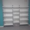 4 columnas de 2m de alto, 10 estantes de 85x35 y 5 de 60x35